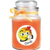 HS Candle Duftkerze & Bonbon Glas Danke Honigmelone Orange* Windlichter