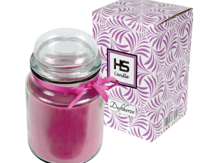 HS Candle Duftkerze & Bonbon Glas Ø10cm Lavendel* Windlichter