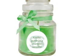 HS Candle Duftkerze & Glas Sternzeichen Coconut Limes 30 Stunden Krebs* Windlichter