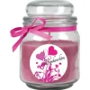 HS Candle Duftkerze & Glas Danke Lila Lavendel