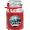 HS Candle Duftkerze & Glas Halloween Rot Bonbon 110h* Kerzen
