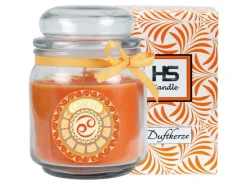 HS Candle Duftkerze & Glas Sternzeichen Honigmelone 70 Stunden Krebs