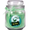 HS Candle Duftkerze & Glas Halloween Grün Bonbon 70h