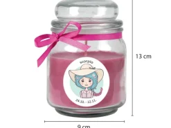 HS Candle Duftkerze & Glas Sternzeichen Lavendel 70 Stunden Skorpion* Windlichter
