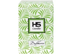 HS Candle Duftkerze & Glas Weihnachten Grün Bonbon 70h* Windlichter