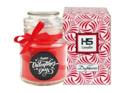 HS Candle Duftkerze & Glas Valentinstag Bonbon 30h Valentine's Day* Windlichter