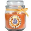 HS Candle Duftkerze & Glas Sternzeichen Honigmelone 70 Stunden Löwe