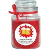 HS Candle Duftkerze & Glas Vatertag Rose Rot