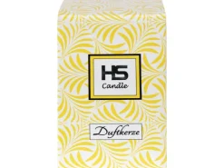 HS Candle Duftkerze & Glas Weihnachten Creme Bonbon 70h