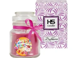 HS Candle Duftkerze & Glas Happy Birthday Cupcake Lavendel* Kerzen