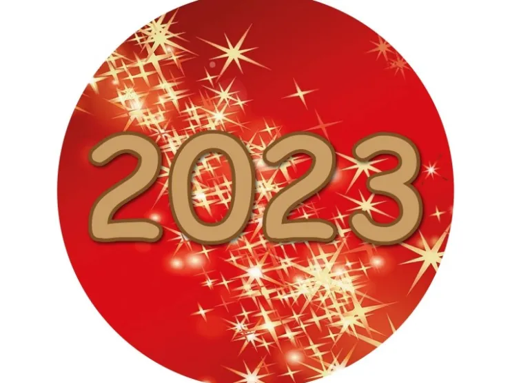 HS Candle Duftkerze & Glas Neujahr Rot Bonbon 70h* Windlichter