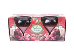 HS Candle Duftkerze Creation Kerzen 2er Pack Erdbeer Traum* Windlichter