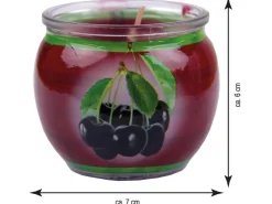 HS Candle Duftkerze Motiv 6er Pack Black Cherry* Windlichter