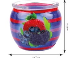 HS Candle Duftkerze Motiv Kerze Raumduft Mixed Berries* Kerzen