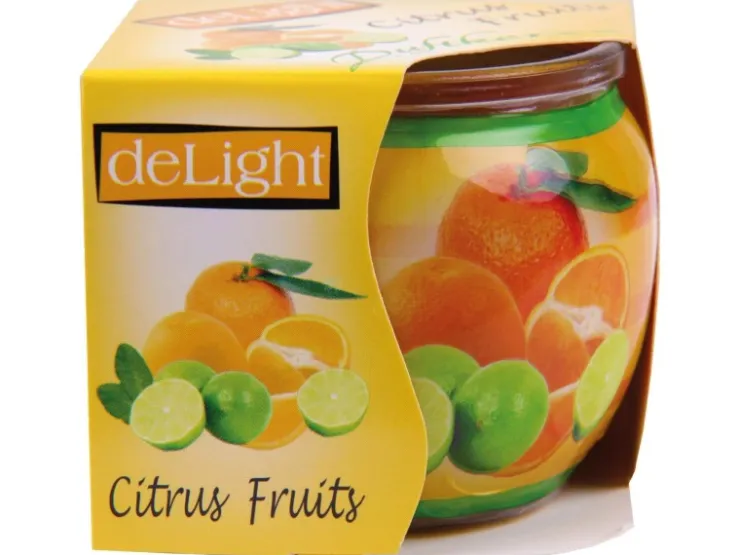 HS Candle Duftkerze Motiv Kerze Raumduft Citrus Fruits* Kerzen