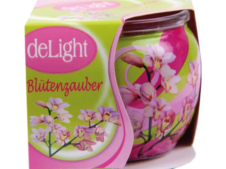 HS Candle Duftkerze Motiv Kerze Raumduft Blütenzauber* Kerzen