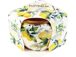 HS Candle Duftkerze Motiv Kerze Raumduft Lemon* Kerzen