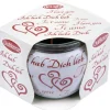 HS Candle Duftkerze Sprüche Kerze Raumduft Ich Liebe Dich* Kerzen