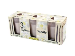 HS Candle Duftkerzen Classic Kerzen 3er Pack Vanille* Kerzen
