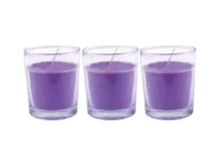 HS Candle Duftkerzen Classic Kerzen 3er Pack Lavendel* Kerzen
