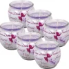 HS Candle Duftkerzen Sprüche 6er Pack Danke Schön