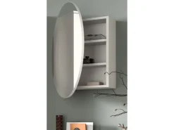 Inn.Furn Garderoben-Set in Weiß Hochglanz 226 cm Relief* Möbelserien