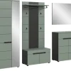 Inn.Furn Garderoben-Set 5-teilig in Salbei und Grau 255 cm Cooper* Möbelserien
