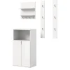 Inn.Furn Garderoben-Set 4-teilig in Weiß Hochglanz 117 cm SystemX* Möbelserien