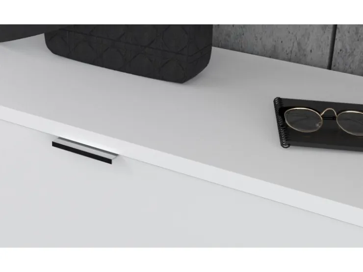 Inn.Furn Garderoben-Set 4-teilig in Weiß Hochglanz 117 cm SystemX* Möbelserien