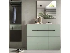 Inn.Furn Garderoben-Set 3-teilig in Salbei und Grau 180 cm Cooper