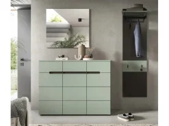 Inn.Furn Garderoben-Set 3-teilig in Salbei und Grau 180 cm Cooper
