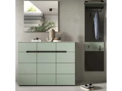 Inn.Furn Garderoben-Set 3-teilig in Salbei und Grau 180 cm Cooper