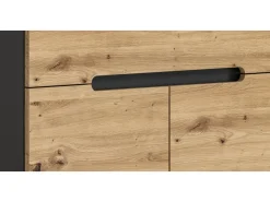 Inn.Furn Garderoben-Set 4-teilig in Eiche und Grau 175 cm Cooper