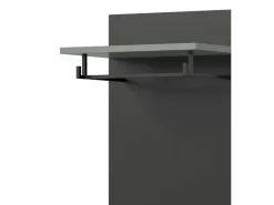 Inn.Furn Garderoben-Set 3-teilig in Salbei und Grau 140 cm Cooper