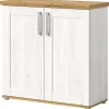 Inn.Furn Kommode Weiß Lärche Eiche Artisan 95 cm Landhaus Mirano