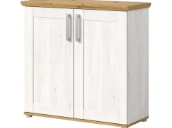 Inn.Furn Kommode Weiß Lärche Eiche Artisan 95 cm Landhaus Mirano