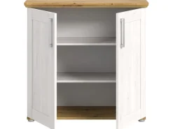 Inn.Furn Kommode Weiß Lärche Eiche Artisan 95 cm Landhaus Mirano
