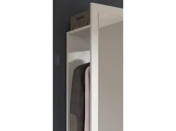 Inn.Furn Kompaktgarderobe in Weiß und Eiche 45 x 190 cm Pallas* Möbelserien