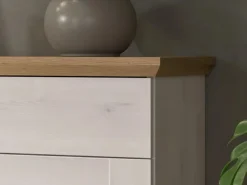 Inn.Furn Sideboard Weiß Lärche Eiche Artisan 137 cm Landhaus-Stil Mirano* Sideboards
