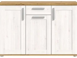 Inn.Furn Sideboard Weiß Lärche Eiche Artisan 137 cm Landhaus-Stil Mirano* Sideboards