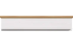 Inn.Furn Wandboard in Weiß Lärche Landhaus 110 cm Mirano* Weitere Regale|Schweberegale