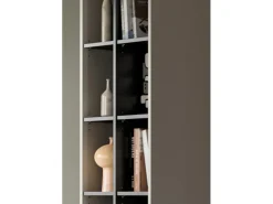 Inn.Furn Wohnwand in Kaschmir und Schwarz 245 cm mit Soft-Close Morena* Wohnwände
