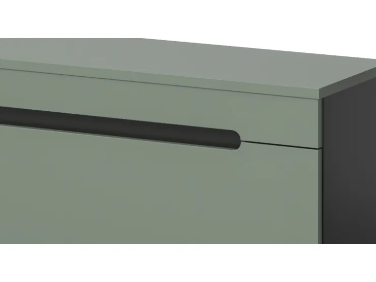 Inn.Furn Wohnwand in Salbei und Grau 272 cm Cooper* Schweberegale