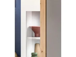 Inn.Furn Wohnwand 3-teilig in Weiß und Eiche 270 cm Siena* Wohnwände