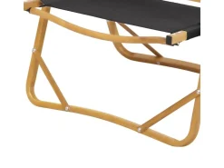 JAWINIO Outdoor Campingstuhl Holz Faltbar Mit Armlehnen Faltstuhl* Stühle