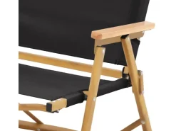 JAWINIO Outdoor Campingstuhl Holz Faltbar Mit Armlehnen Faltstuhl* Stühle