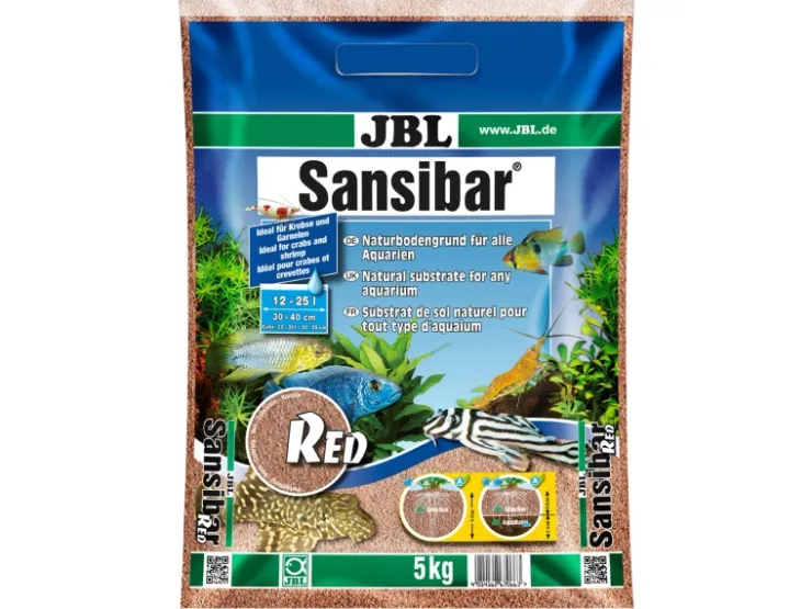 JBL Aquarium Bodengrund Sansibar Rot 5 kg* Terraristik