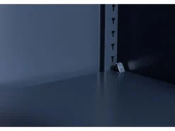 Jet-Line Stahlschrank Kiew in Anthrazit-Weiß 90 x 40 x 90 cm mit Abschließbaren Türen* Büroregale