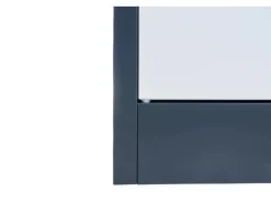 Jet-Line Stahlschrank Kiew in Anthrazit-Weiß 90 x 40 x 90 cm mit Abschließbaren Türen* Büroregale