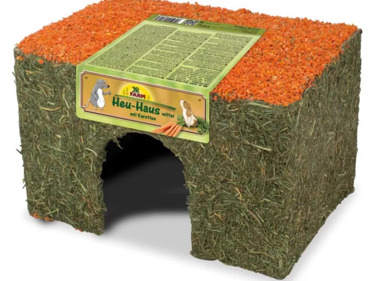 JR Farm Nager-Snack Heu-Haus Karotte mittel 350 g* Kleintierbedarf